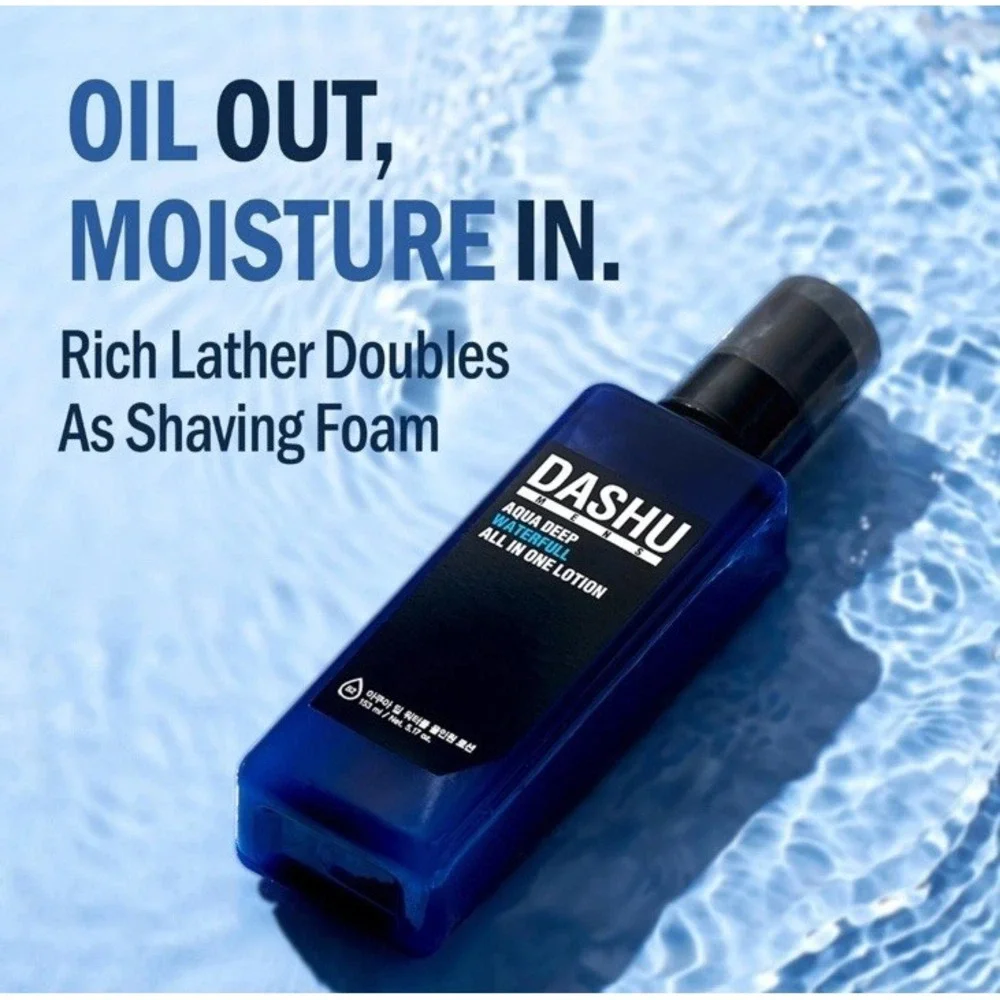 Aqua‎ Deep Waterfull All-in-One Face Lotion for Men | Hydrating Age-Defying